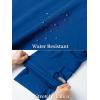 imageMAGCOMSEN Mens Workout Gym Shorts Quick Dry 34 Capri Pants Zipper Pockets Hiking Athletic Running ShortsBlue