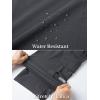 imageMAGCOMSEN Mens Workout Gym Shorts Quick Dry 34 Capri Pants Zipper Pockets Hiking Athletic Running ShortsDark Grey