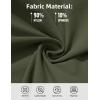 imageMAGCOMSEN Mens Workout Gym Shorts Quick Dry 34 Capri Pants Zipper Pockets Hiking Athletic Running ShortsGreen
