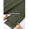 imageMAGCOMSEN Mens Workout Gym Shorts Quick Dry 34 Capri Pants Zipper Pockets Hiking Athletic Running ShortsGreen