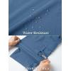 imageMAGCOMSEN Mens Workout Gym Shorts Quick Dry 34 Capri Pants Zipper Pockets Hiking Athletic Running ShortsLight Blue