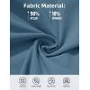 imageMAGCOMSEN Mens Workout Gym Shorts Quick Dry 34 Capri Pants Zipper Pockets Hiking Athletic Running ShortsLight Blue