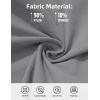 imageMAGCOMSEN Mens Workout Gym Shorts Quick Dry 34 Capri Pants Zipper Pockets Hiking Athletic Running ShortsLight Grey