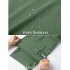 imageMAGCOMSEN Mens Workout Gym Shorts Quick Dry 34 Capri Pants Zipper Pockets Hiking Athletic Running ShortsPea Green