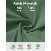 imageMAGCOMSEN Mens Workout Gym Shorts Quick Dry 34 Capri Pants Zipper Pockets Hiking Athletic Running ShortsPea Green