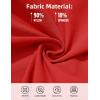 imageMAGCOMSEN Mens Workout Gym Shorts Quick Dry 34 Capri Pants Zipper Pockets Hiking Athletic Running ShortsRed