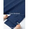 imageMAGCOMSEN Mens Workout Gym Shorts Quick Dry 34 Capri Pants Zipper Pockets Hiking Athletic Running ShortsRoyal Blue