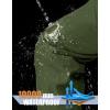 imageMAGCOMSEN Snow Pants Men Waterproof with Zipper Bottom Winter Softshell Ski Pants Fleece Lined Hiking Snowboard PantsGreen