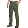 imageMAGCOMSEN Mens Hiking Pants 6 PocketsWater Resistant Ripstop Outdoor PantsLightweight Quick Dry Fishing Work PantsArmy Green