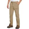 imageMAGCOMSEN Mens Hiking Pants 6 PocketsWater Resistant Ripstop Outdoor PantsLightweight Quick Dry Fishing Work PantsKhaki