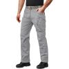imageMAGCOMSEN Mens Tactical Pants with 9 Pockets RipStop Lightweight Work Hiking PantsLight Grey