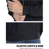 imageMAGCOMSEN Mens Bomber Jacket Lightweight Casual Windbreaker Spring Fall Zip Up Coat with 5 PocketBlack