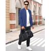 imageMAGCOMSEN Mens Bomber Jacket Lightweight Casual Windbreaker Spring Fall Zip Up Coat with 5 PocketBlue