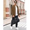 imageMAGCOMSEN Mens Bomber Jacket Lightweight Casual Windbreaker Spring Fall Zip Up Coat with 5 PocketBrown