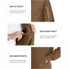 imageMAGCOMSEN Mens Bomber Jacket Lightweight Casual Windbreaker Spring Fall Zip Up Coat with 5 PocketBrown