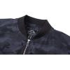 imageMAGCOMSEN Mens Bomber Jacket Lightweight Casual Windbreaker Spring Fall Zip Up Coat with 5 PocketCamouflage Black