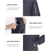 imageMAGCOMSEN Mens Bomber Jacket Lightweight Casual Windbreaker Spring Fall Zip Up Coat with 5 PocketDark Grey