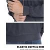 imageMAGCOMSEN Mens Bomber Jacket Lightweight Casual Windbreaker Spring Fall Zip Up Coat with 5 PocketDark Grey