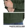 imageMAGCOMSEN Mens Bomber Jacket Lightweight Casual Windbreaker Spring Fall Zip Up Coat with 5 PocketGreen