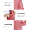 imageMAGCOMSEN Mens Bomber Jacket Lightweight Casual Windbreaker Spring Fall Zip Up Coat with 5 PocketGrey Pink