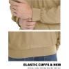 imageMAGCOMSEN Mens Bomber Jacket Lightweight Casual Windbreaker Spring Fall Zip Up Coat with 5 PocketKhaki