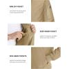imageMAGCOMSEN Mens Bomber Jacket Lightweight Casual Windbreaker Spring Fall Zip Up Coat with 5 PocketKhaki