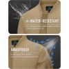 imageMAGCOMSEN Mens Bomber Jacket Lightweight Casual Windbreaker Spring Fall Zip Up Coat with 5 PocketKhaki