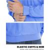 imageMAGCOMSEN Mens Bomber Jacket Lightweight Casual Windbreaker Spring Fall Zip Up Coat with 5 PocketLight Blue
