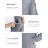 imageMAGCOMSEN Mens Bomber Jacket Lightweight Casual Windbreaker Spring Fall Zip Up Coat with 5 PocketLight Grey