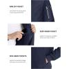 imageMAGCOMSEN Mens Bomber Jacket Lightweight Casual Windbreaker Spring Fall Zip Up Coat with 5 PocketNavy