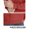 imageMAGCOMSEN Mens Bomber Jacket Lightweight Casual Windbreaker Spring Fall Zip Up Coat with 5 PocketOrange Red