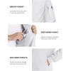 imageMAGCOMSEN Mens Bomber Jacket Lightweight Casual Windbreaker Spring Fall Zip Up Coat with 5 PocketWhite