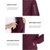 imageMAGCOMSEN Mens Bomber Jacket Lightweight Casual Windbreaker Spring Fall Zip Up Coat with 5 PocketWine Red