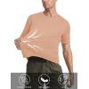 imageMAGCOMSEN Mens Short Sleeve UPF 50 TShirt Quick Dry Rash Guard Athletic Running Swim Top Tee Performance Water ShirtsApricot