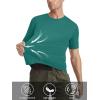 imageMAGCOMSEN Mens Short Sleeve UPF 50 TShirt Quick Dry Rash Guard Athletic Running Swim Top Tee Performance Water ShirtsEmerald Green