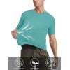 imageMAGCOMSEN Mens Short Sleeve UPF 50 TShirt Quick Dry Rash Guard Athletic Running Swim Top Tee Performance Water ShirtsGrey Green