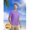 imageMAGCOMSEN Mens Short Sleeve UPF 50 TShirt Quick Dry Rash Guard Athletic Running Swim Top Tee Performance Water ShirtsLight Purple