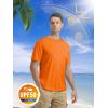 imageMAGCOMSEN Mens Short Sleeve UPF 50 TShirt Quick Dry Rash Guard Athletic Running Swim Top Tee Performance Water ShirtsOrange