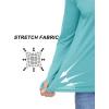 imageMAGCOMSEN Mens UPF 50 Sun Protection Hoodie Shirts Fishing Lightweight Long Sleeve T Shirts Athletic Runing SwimLight Green