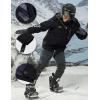 imageMAGCOMSEN Mens Winter Coats Water Resistant Ski Snow Jacket Warm Fleece Jacket Parka Raincoats With MultiPocketsBlack