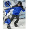 imageMAGCOMSEN Mens Winter Coats Water Resistant Ski Snow Jacket Warm Fleece Jacket Parka Raincoats With MultiPocketsBlue