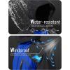imageMAGCOMSEN Mens Winter Coats Water Resistant Ski Snow Jacket Warm Fleece Jacket Parka Raincoats With MultiPocketsBlue