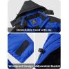 imageMAGCOMSEN Mens Winter Coats Water Resistant Ski Snow Jacket Warm Fleece Jacket Parka Raincoats With MultiPocketsBlue