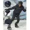 imageMAGCOMSEN Mens Winter Coats Water Resistant Ski Snow Jacket Warm Fleece Jacket Parka Raincoats With MultiPocketsCharcoal Grey