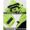 imageMAGCOMSEN Mens Winter Coats Water Resistant Ski Snow Jacket Warm Fleece Jacket Parka Raincoats With MultiPocketsFl Green