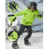 imageMAGCOMSEN Mens Winter Coats Water Resistant Ski Snow Jacket Warm Fleece Jacket Parka Raincoats With MultiPocketsFl Green