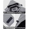 imageMAGCOMSEN Mens Winter Coats Water Resistant Ski Snow Jacket Warm Fleece Jacket Parka Raincoats With MultiPocketsLight Grey