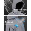 imageMAGCOMSEN Mens Winter Coats Water Resistant Ski Snow Jacket Warm Fleece Jacket Parka Raincoats With MultiPocketsLight Grey