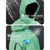 imageMAGCOMSEN Mens Winter Coats Water Resistant Ski Snow Jacket Warm Fleece Jacket Parka Raincoats With MultiPocketsMint Green