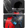 imageMAGCOMSEN Mens Winter Coats Water Resistant Ski Snow Jacket Warm Fleece Jacket Parka Raincoats With MultiPocketsRed